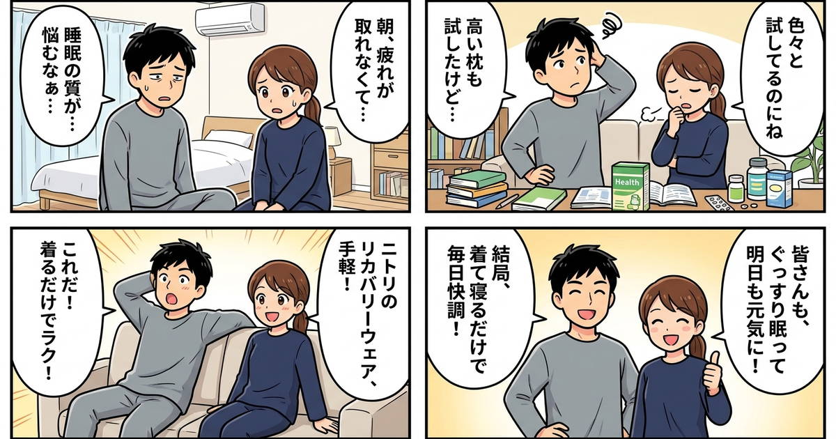 まとめ:ニトリのリカバリーウェア、結局これが一番大事だった