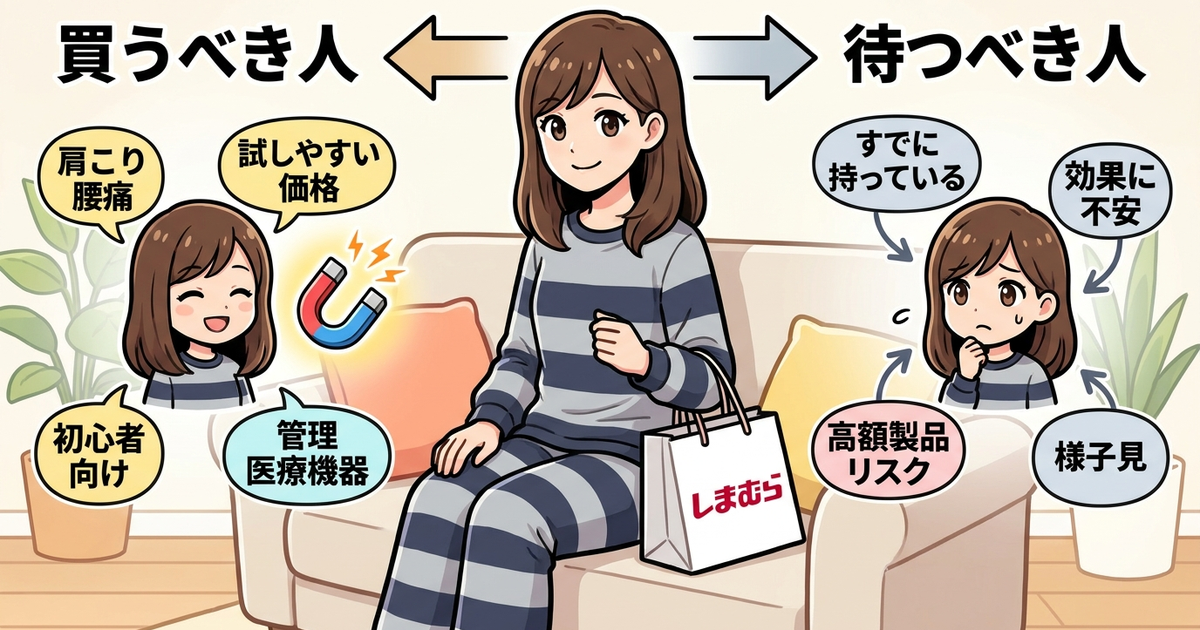 しまむらのリカバリーウェアを買うべき人・待つべき人