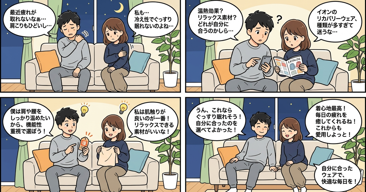 まとめ:イオンのリカバリーウェア、結局どう選ぶか