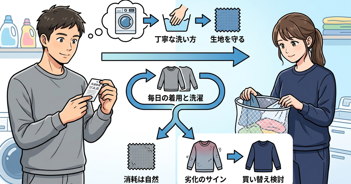 洗濯後も長く愛用するために確認しておきたいこと