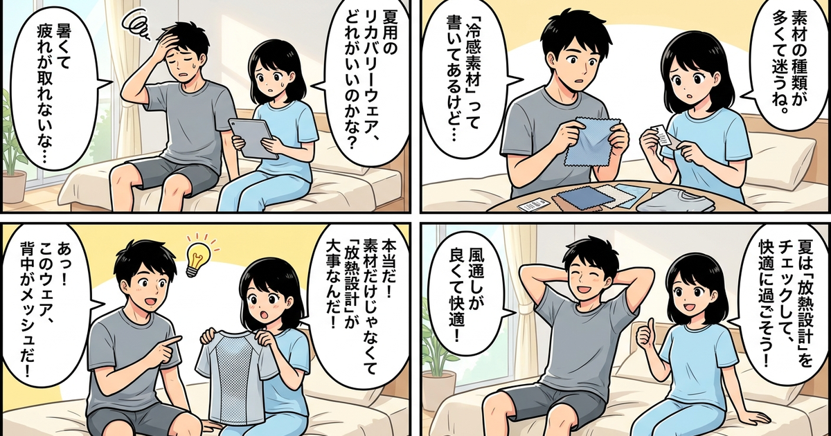 まとめ:夏用リカバリーウェア、素材より先に放熱設計を見ておく