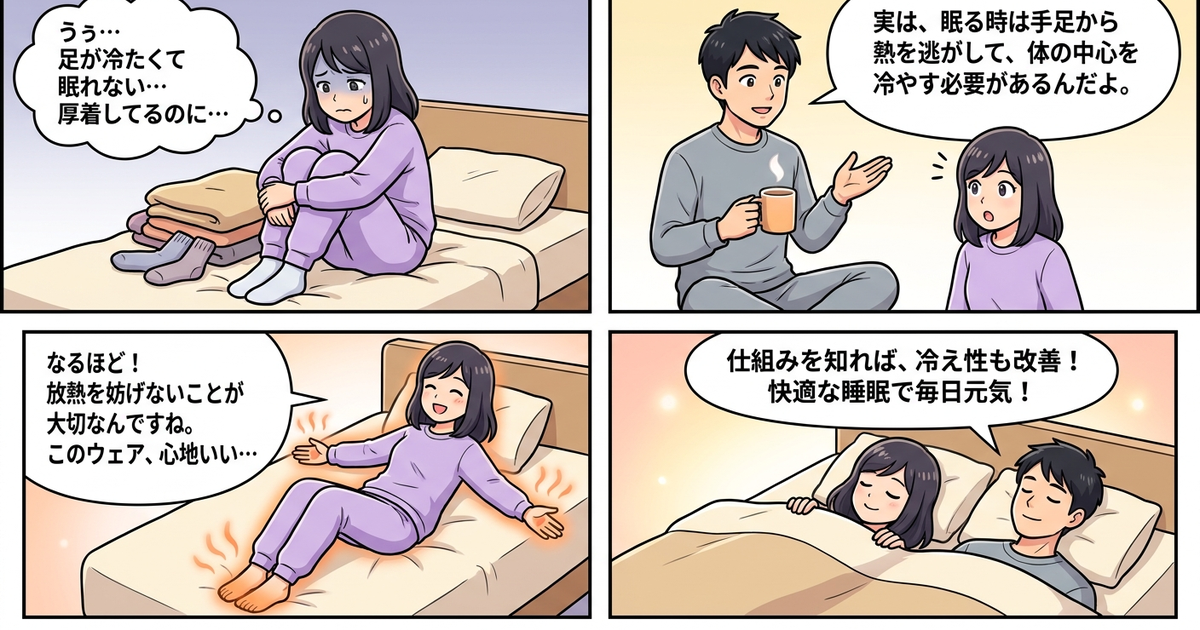 まとめ：冷え性改善の前に、睡眠中の体温調整の仕組みを理解する