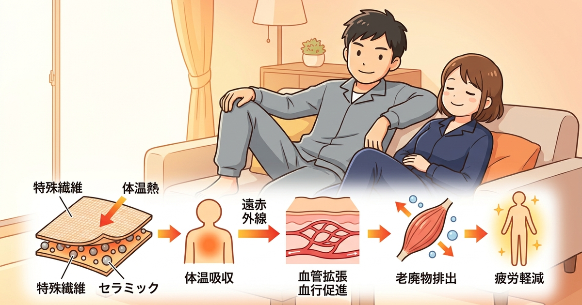 リカバリーウェアを着るだけで疲労が取れる仕組みを知っておく