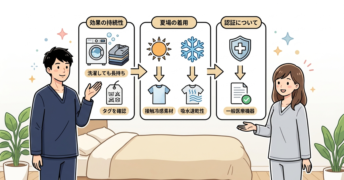 購入前に知っておきたいリカバリーウェアのよくある質問